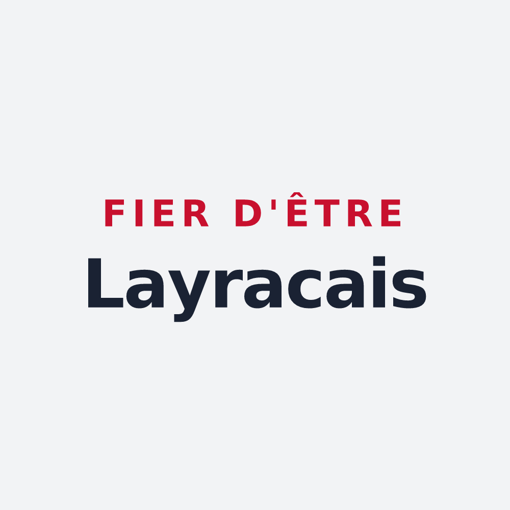 Poster « Fier d'être Layracais » — design pour Layrac