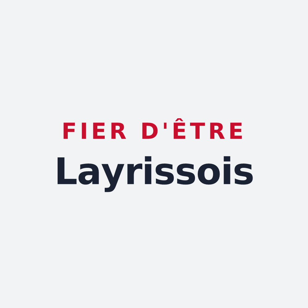 Poster « Fier d'être Layrissois » — design pour Layrisse