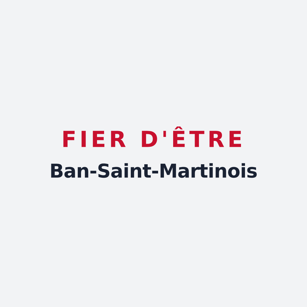 Poster « Fier d'être Ban-Saint-Martinois » — design pour Le Ban-Saint-Martin