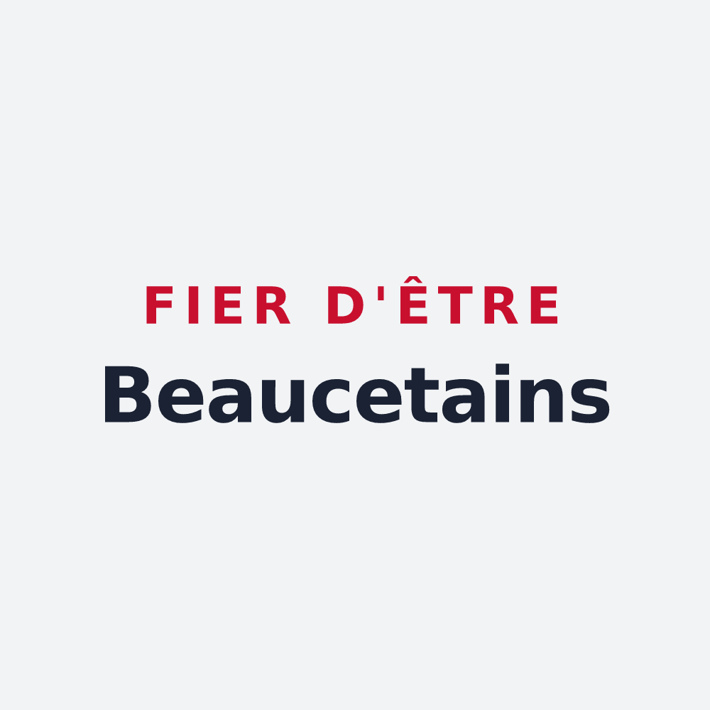 Poster « Fier d'être Beaucetains » — design pour Le Beaucet