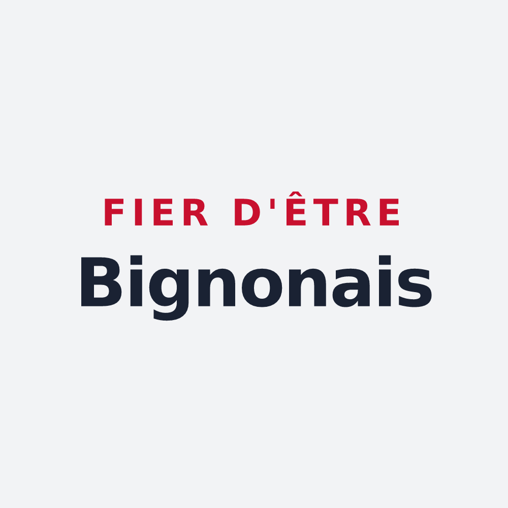 Poster « Fier d'être Bignonais » — design pour Le Bignon-Mirabeau