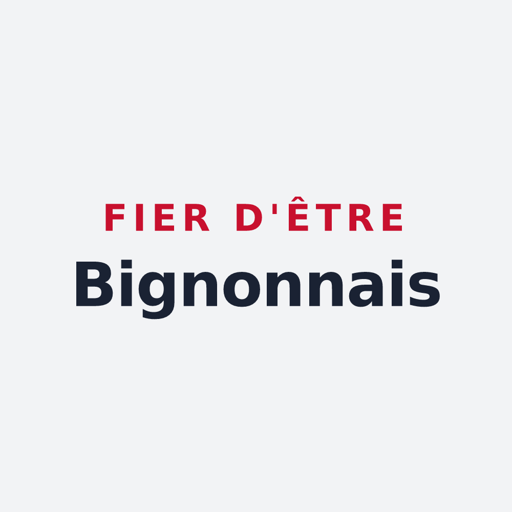Poster « Fier d'être Bignonnais » — design pour Le Bignon