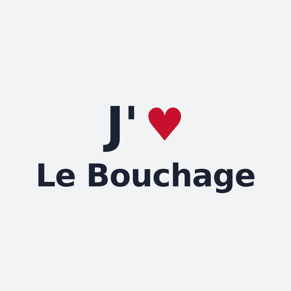 Poster personnalisé Le Bouchage — design J'aime Le Bouchage