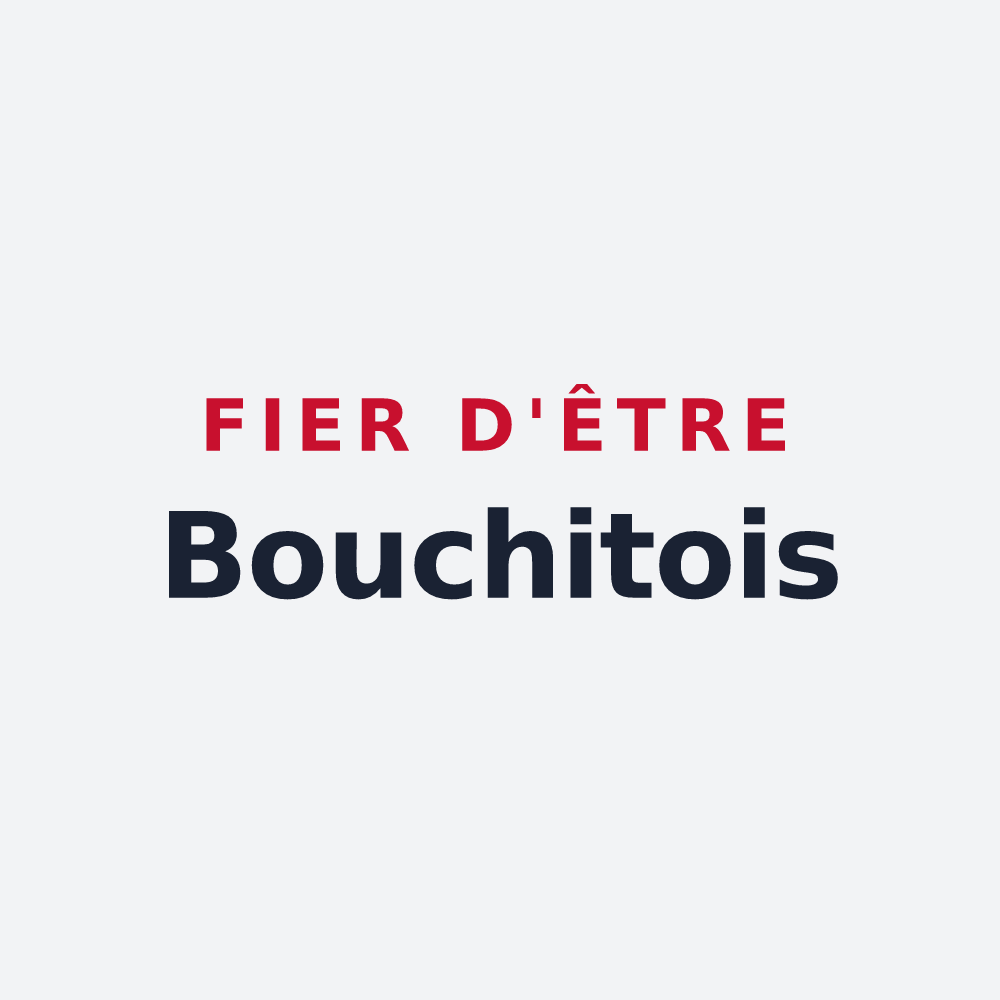 Poster « Fier d'être Bouchitois » — design pour Le Bouchet-Saint-Nicolas