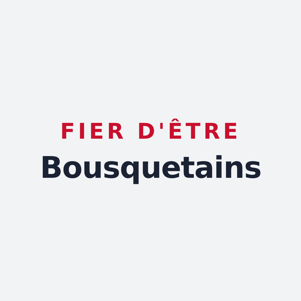 Poster « Fier d'être Bousquetains » — design pour Le Bousquet-d'Orb