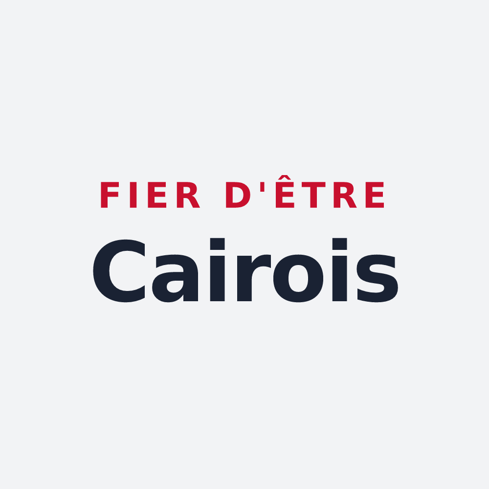 Poster « Fier d'être Cairois » — design pour Le Caire