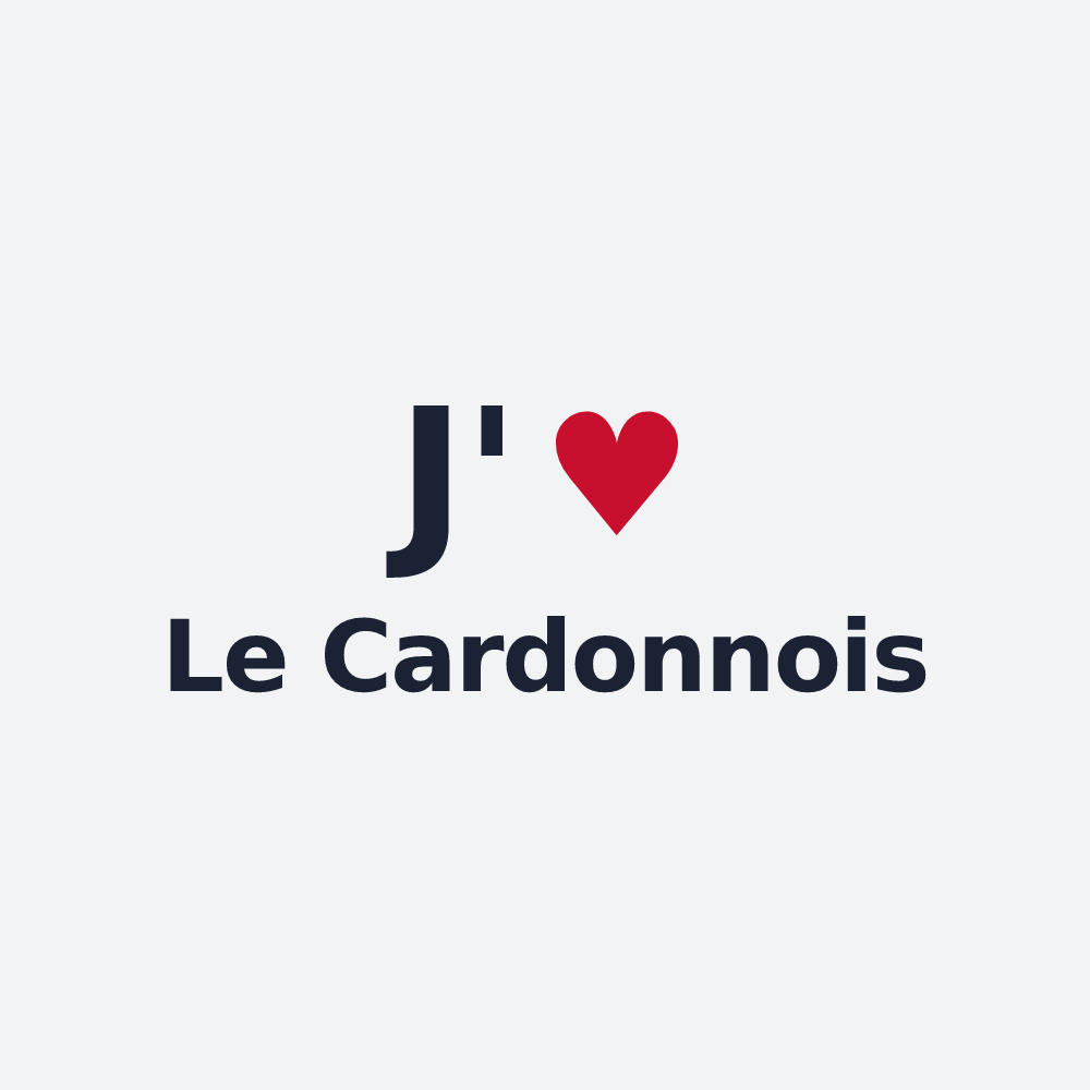 Poster personnalisé Le Cardonnois — design J'aime Le Cardonnois