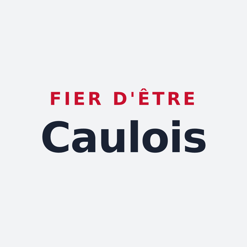 Poster « Fier d'être Caulois » — design pour Le Caule-Sainte-Beuve
