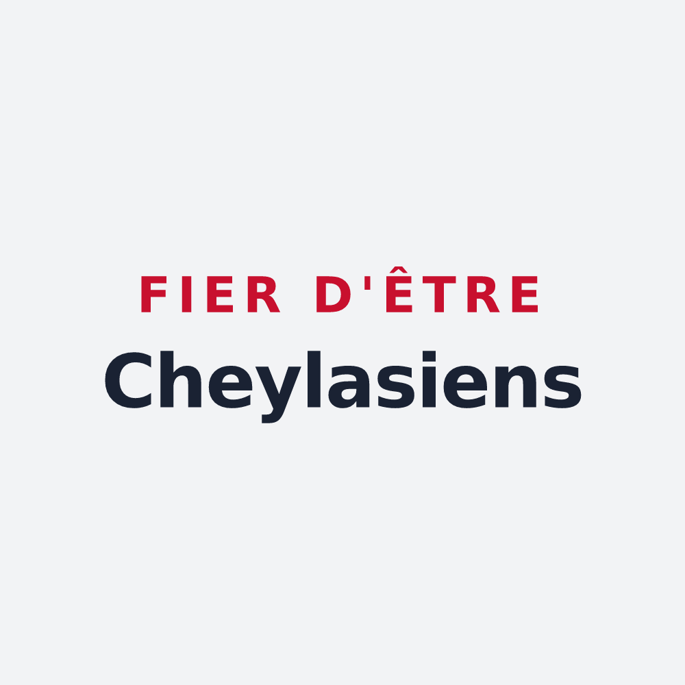Poster « Fier d'être Cheylasiens » — design pour Le Cheylas