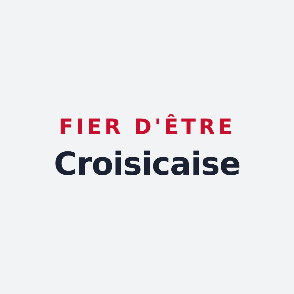 Poster « Fier d'être Croisicaise » — design pour Le Croisic