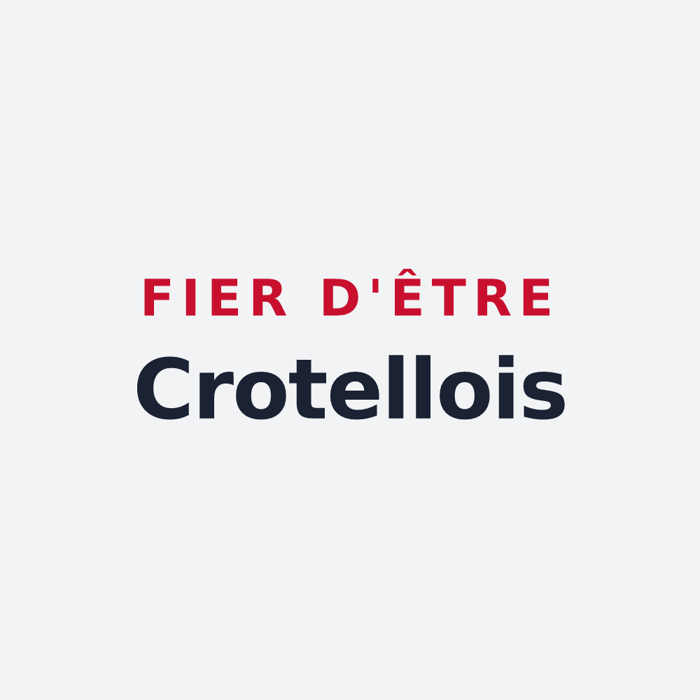 Poster « Fier d'être Crotellois » — design pour Le Crotoy