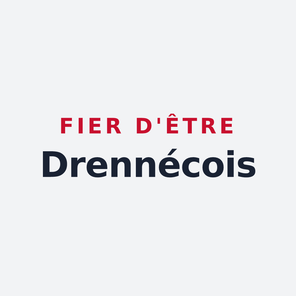 Poster « Fier d'être Drennécois » — design pour Le Drennec