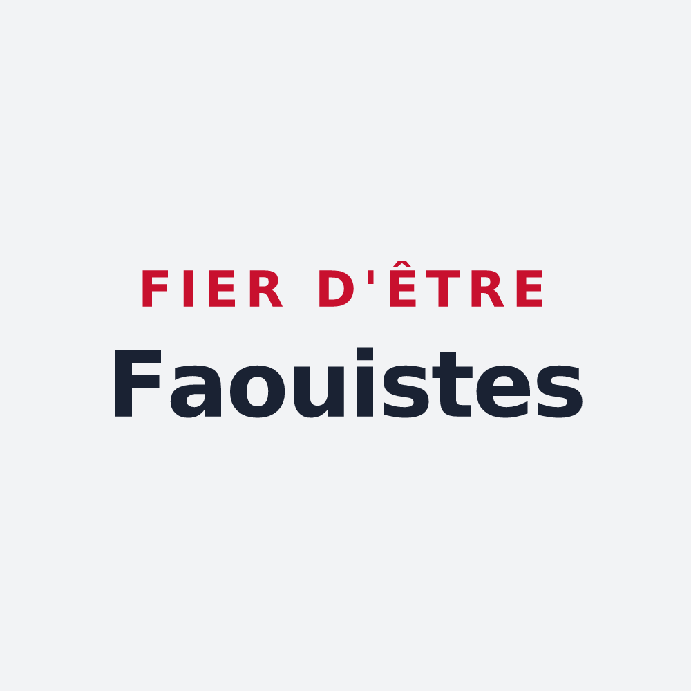 Poster « Fier d'être Faouistes » — design pour Le Faou