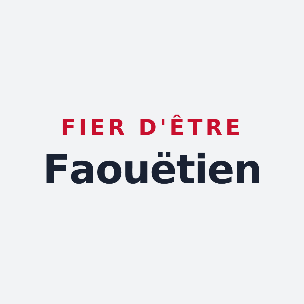 Poster « Fier d'être Faouëtien » — design pour Le Faouët