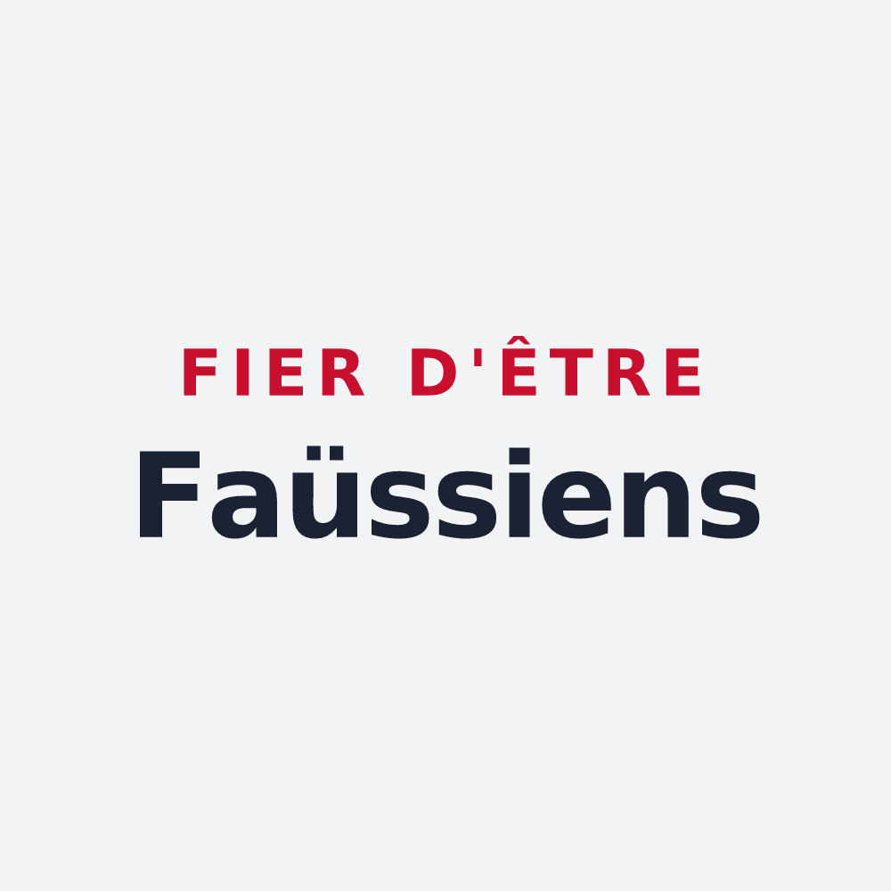 Poster « Fier d'être Faüssiens » — design pour Le Faulq
