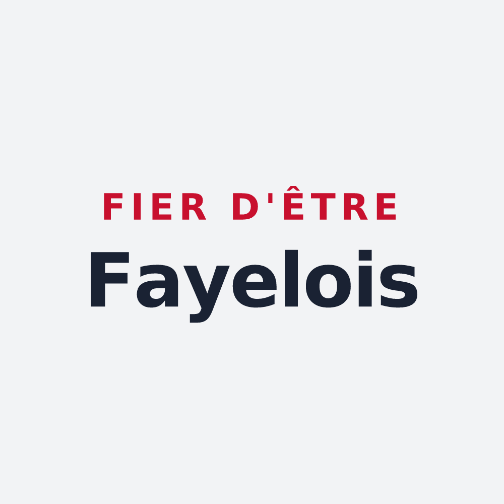 Poster « Fier d'être Fayelois » — design pour Le Fayel