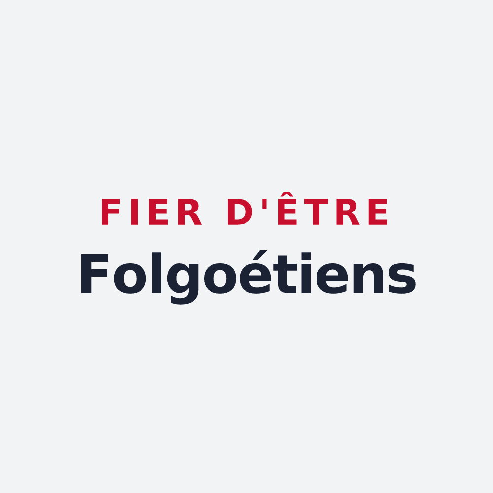 Poster « Fier d'être Folgoétiens » — design pour Le Folgoët