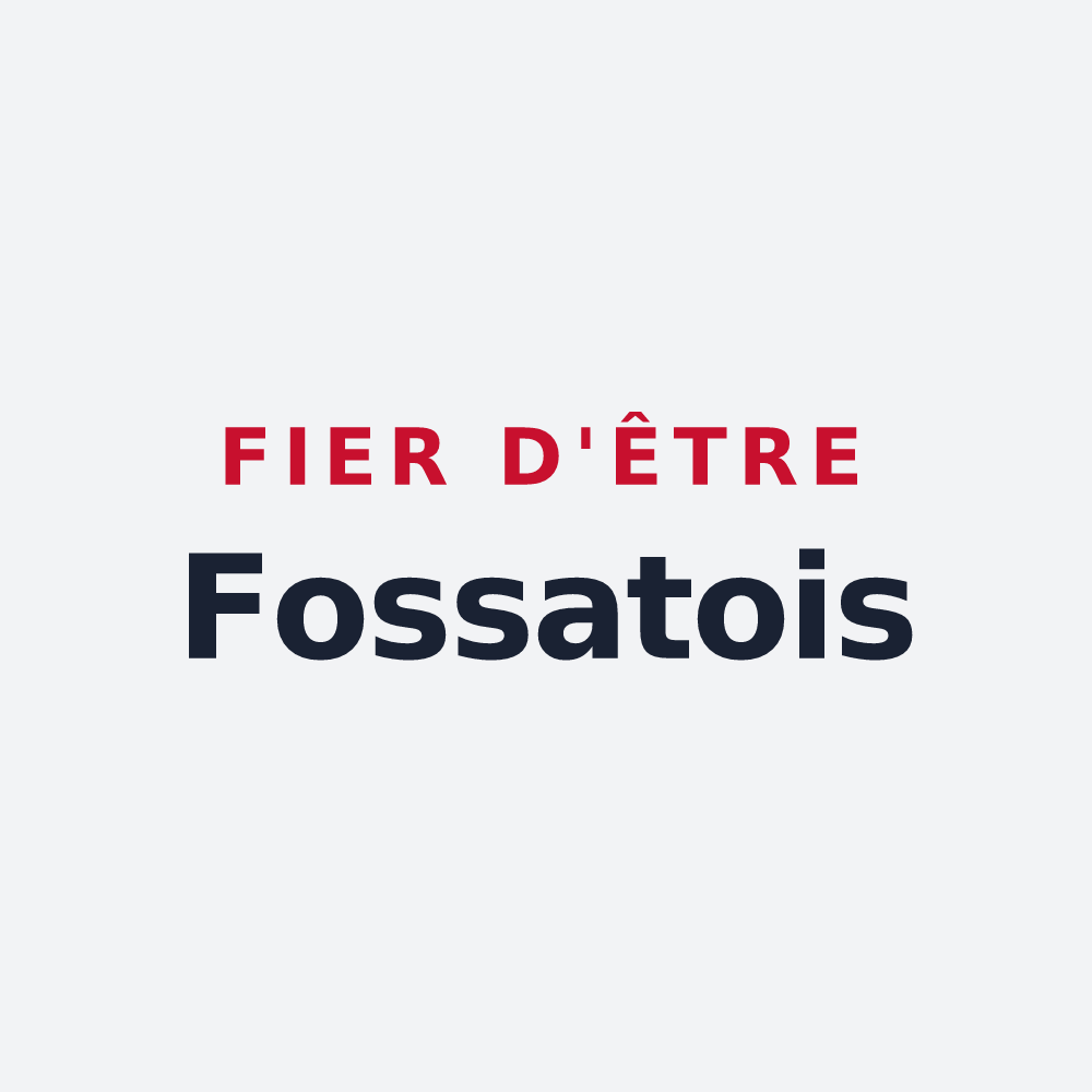Poster « Fier d'être Fossatois » — design pour Le Fossat