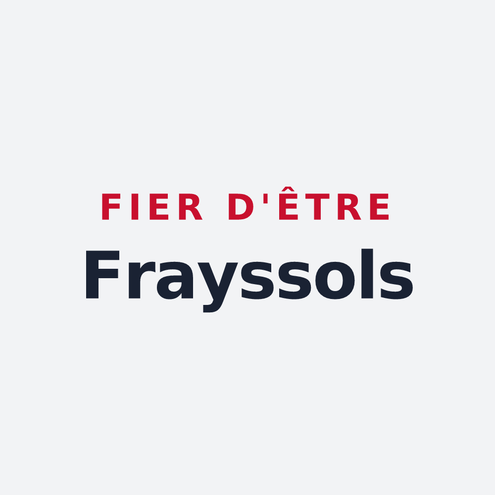 Poster « Fier d'être Frayssols » — design pour Le Fraysse