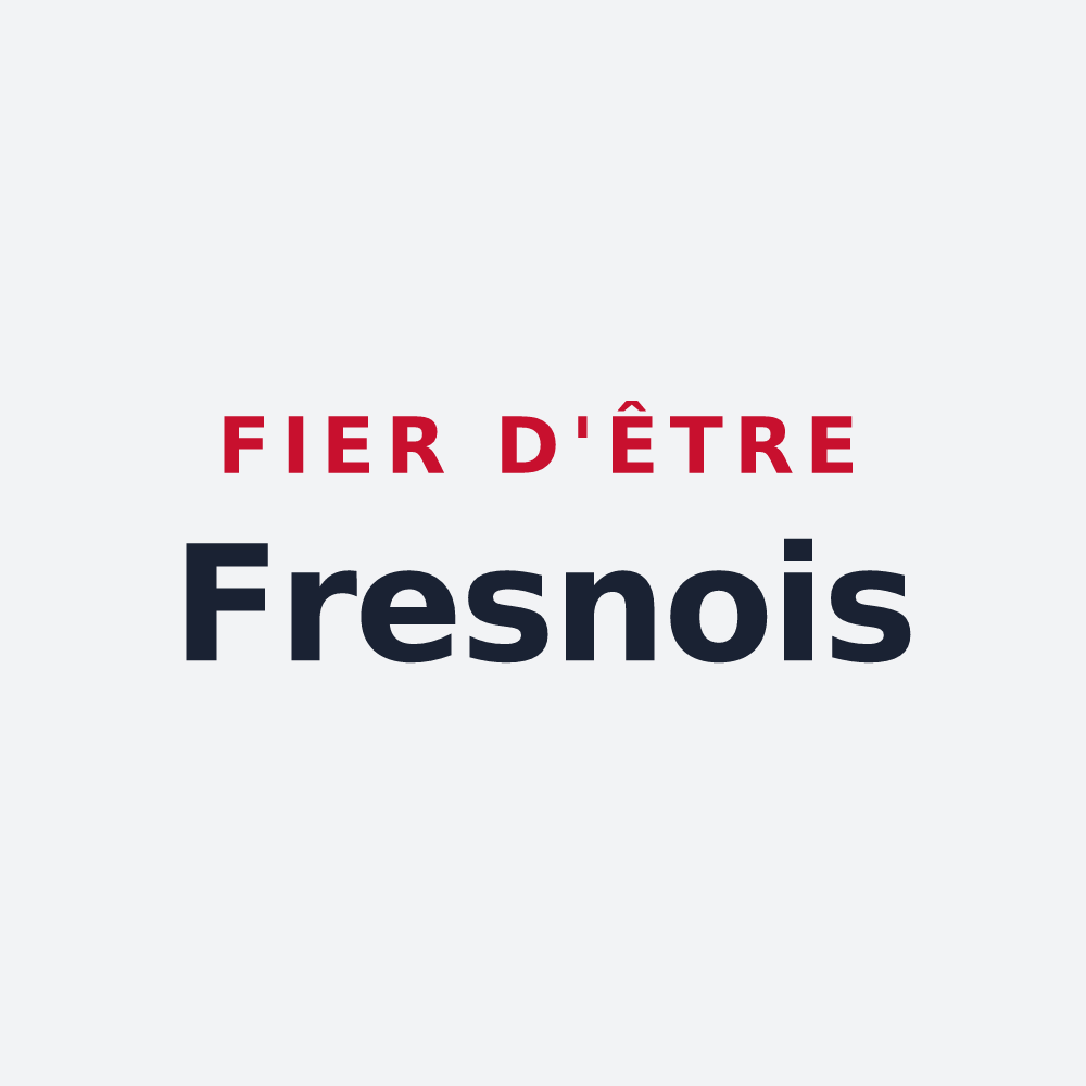 Poster « Fier d'être Fresnois » — design pour Le Fresne