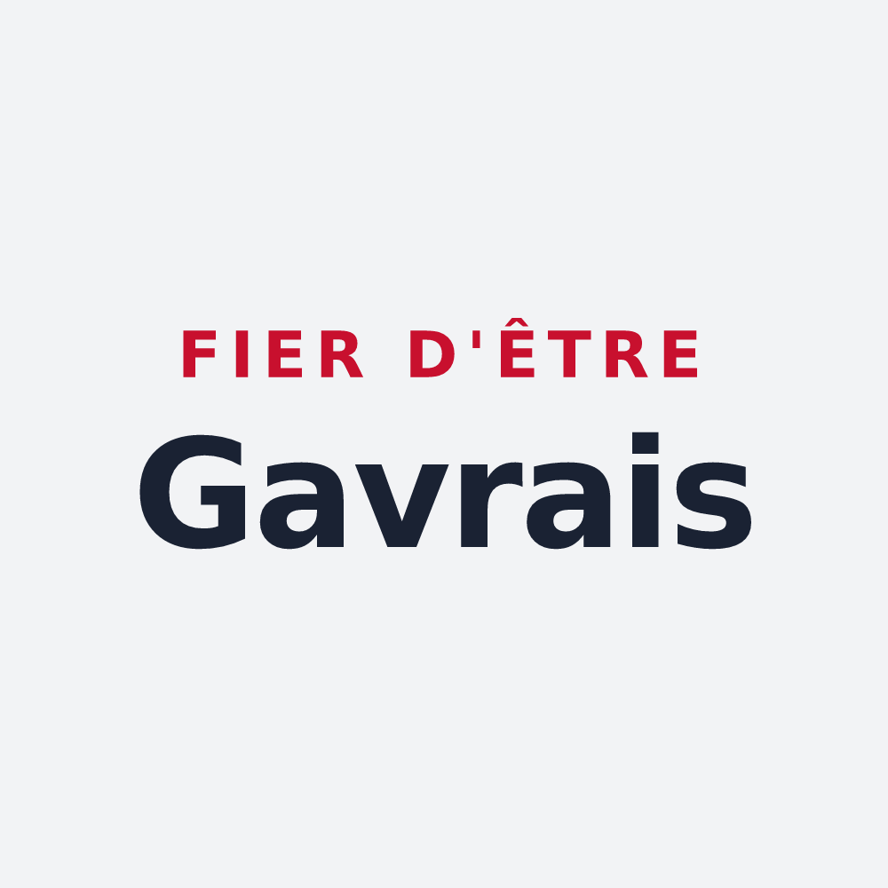 Poster « Fier d'être Gavrais » — design pour Le Gâvre