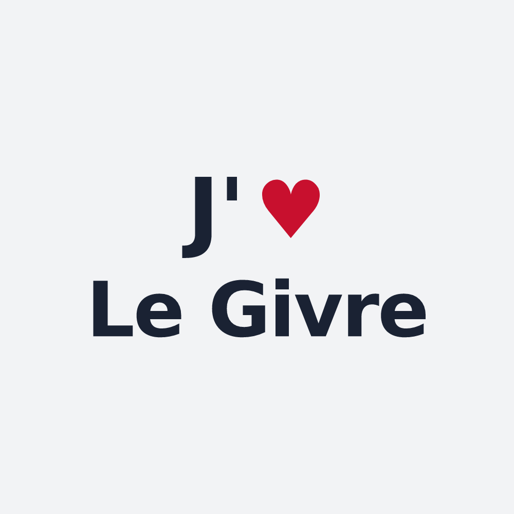 Poster personnalisé Le Givre — design J'aime Le Givre