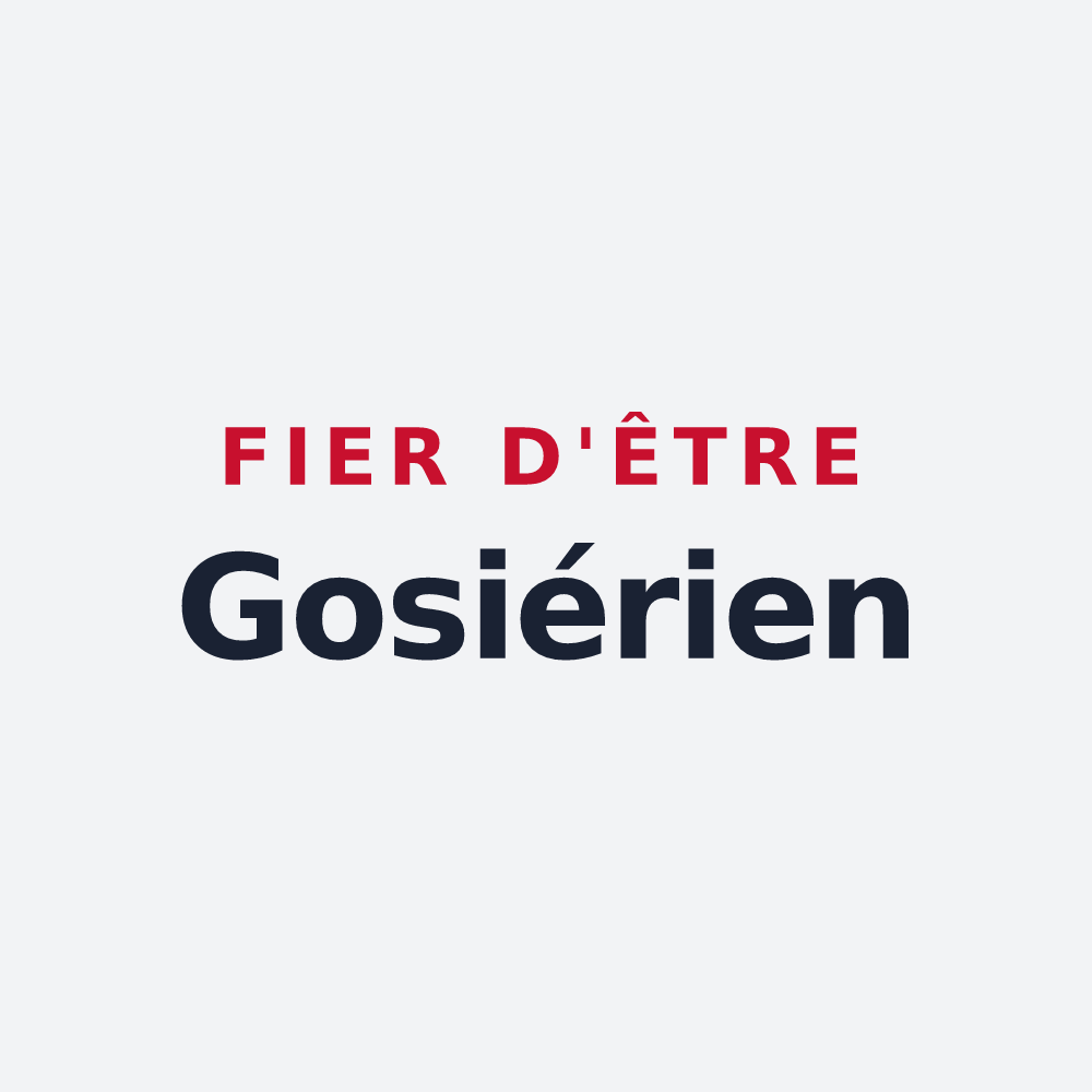 Poster « Fier d'être Gosiérien » — design pour Le Gosier