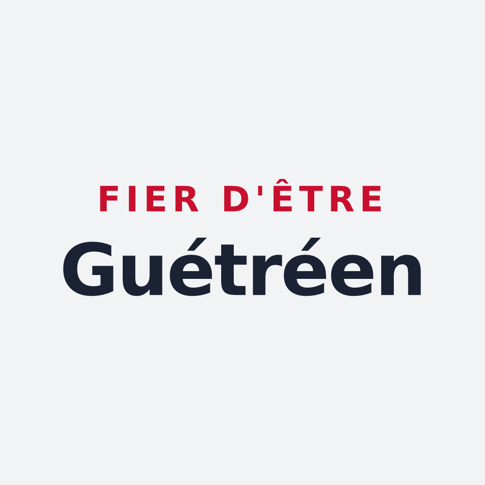 Poster « Fier d'être Guétréen » — design pour Le Gué-de-Velluire