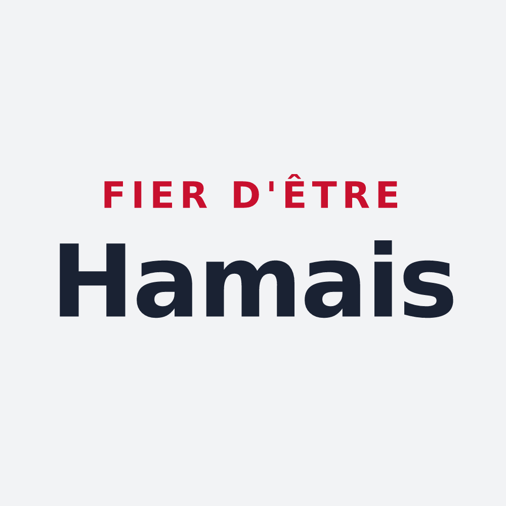 Poster « Fier d'être Hamais » — design pour Le Ham
