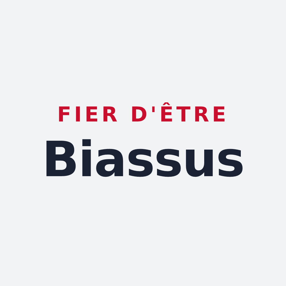 Poster « Fier d'être Biassus » — design pour Le Haut-Bréda