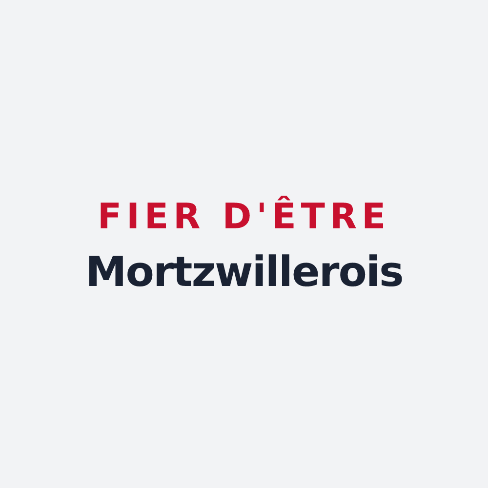 Poster « Fier d'être Mortzwillerois » — design pour Le Haut Soultzbach