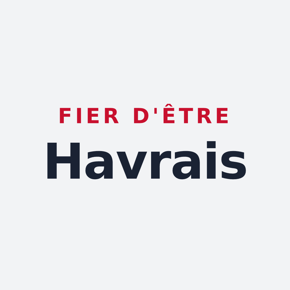 Poster « Fier d'être Havrais » — design pour Le Havre