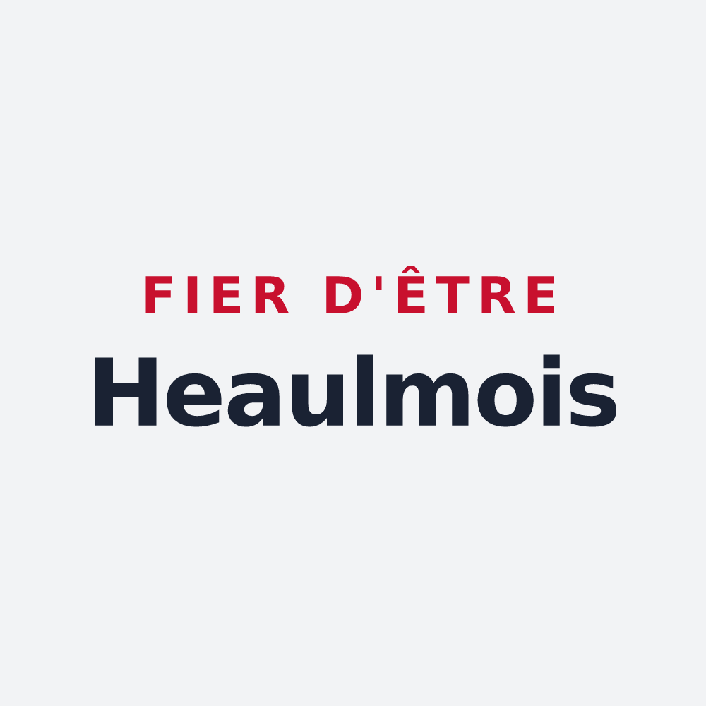 Poster « Fier d'être Heaulmois » — design pour Le Heaulme