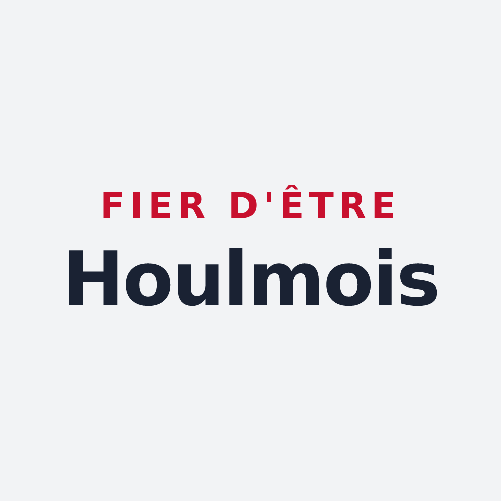 Poster « Fier d'être Houlmois » — design pour Le Houlme
