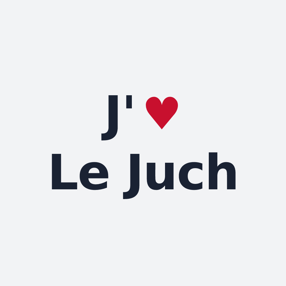 Poster personnalisé Le Juch — design J'aime Le Juch