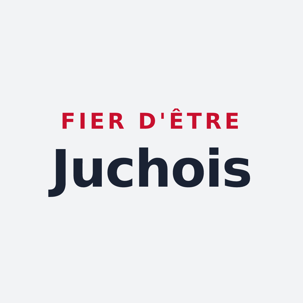 Poster « Fier d'être Juchois » — design pour Le Juch