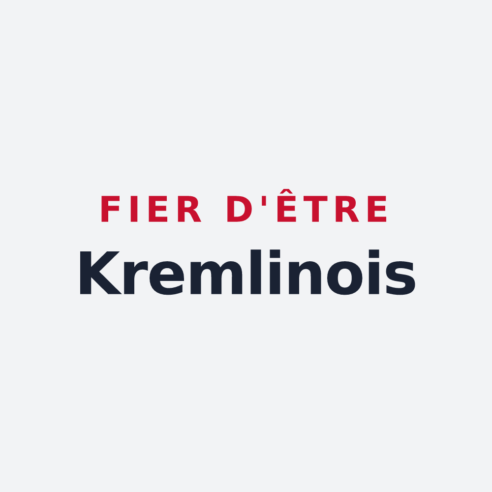 Poster « Fier d'être Kremlinois » — design pour Le Kremlin-Bicêtre