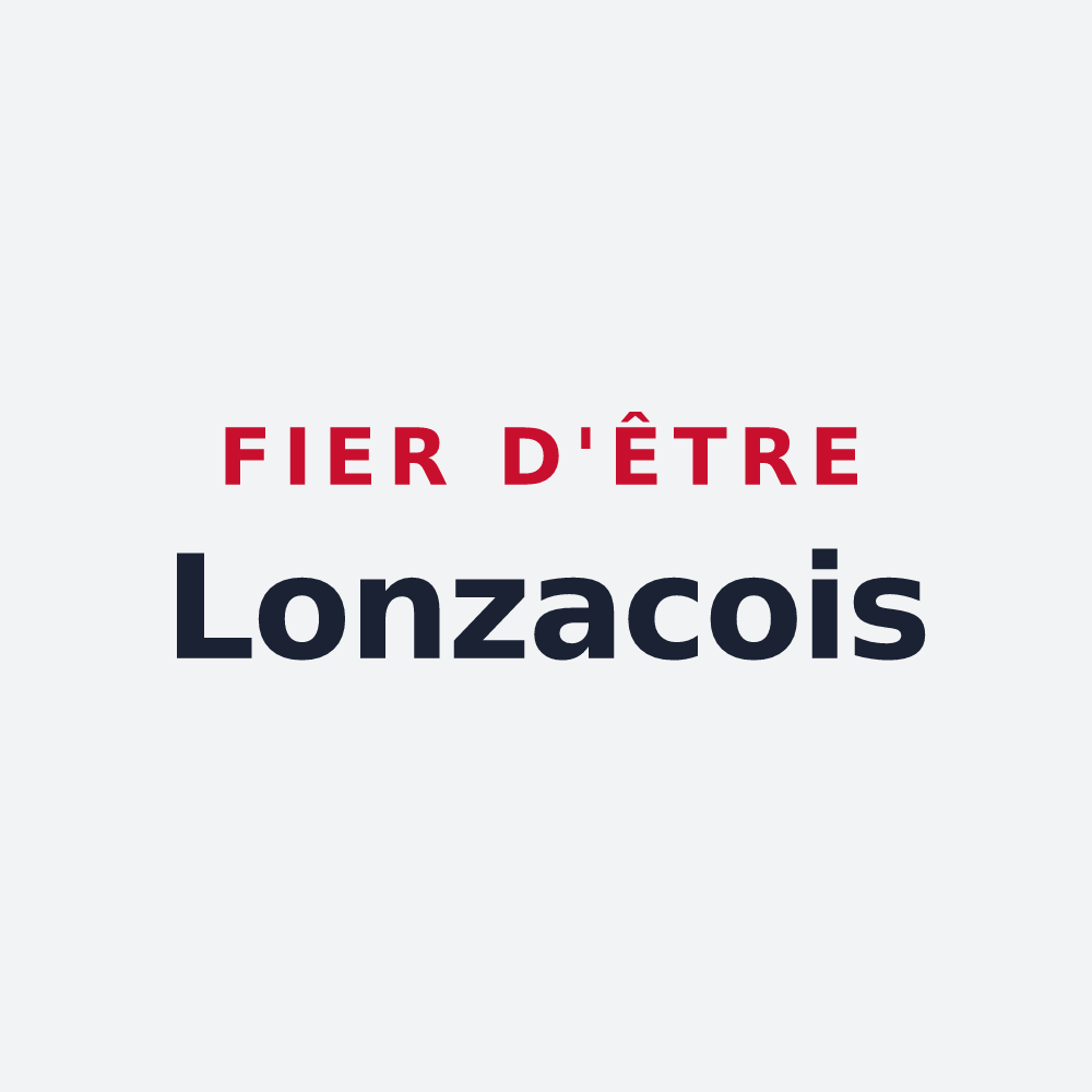 Poster « Fier d'être Lonzacois » — design pour Le Lonzac