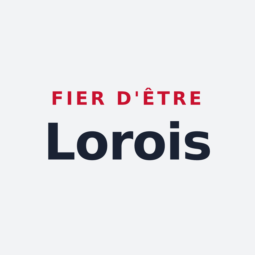 Poster « Fier d'être Lorois » — design pour Le Loreur