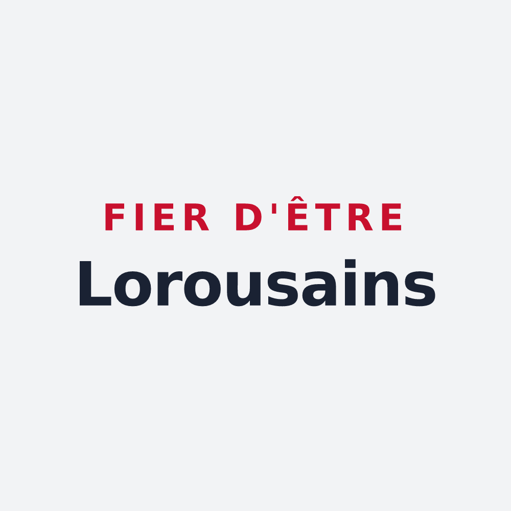 Poster « Fier d'être Lorousains » — design pour Le Loroux-Bottereau