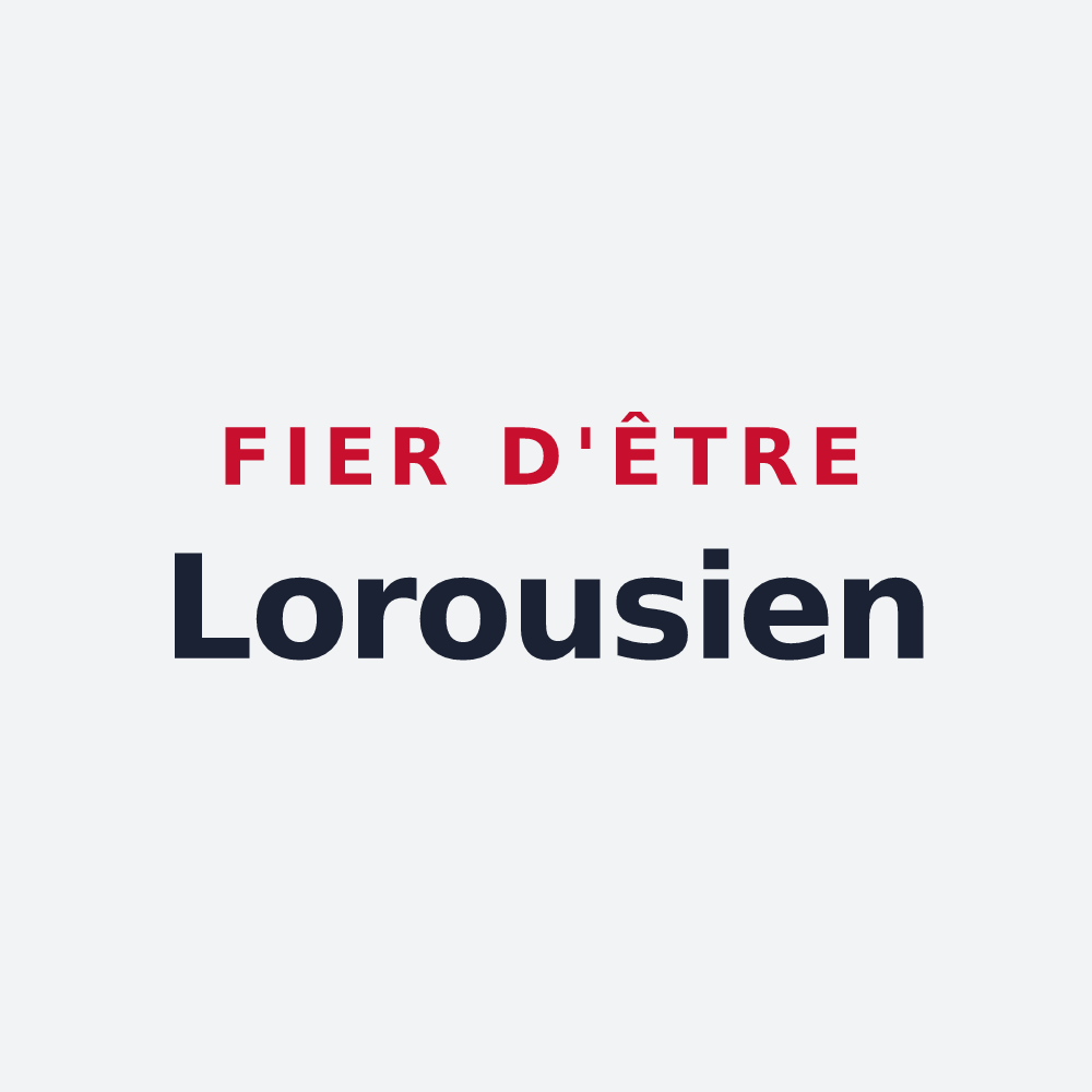 Poster « Fier d'être Lorousien » — design pour Le Loroux