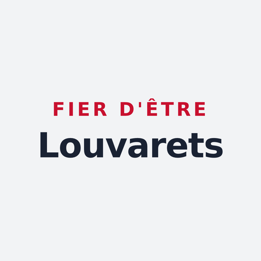 Poster « Fier d'être Louvarets » — design pour Le Louverot