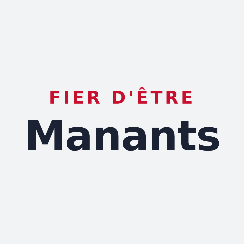 Poster « Fier d'être Manants » — design pour Le Manoir