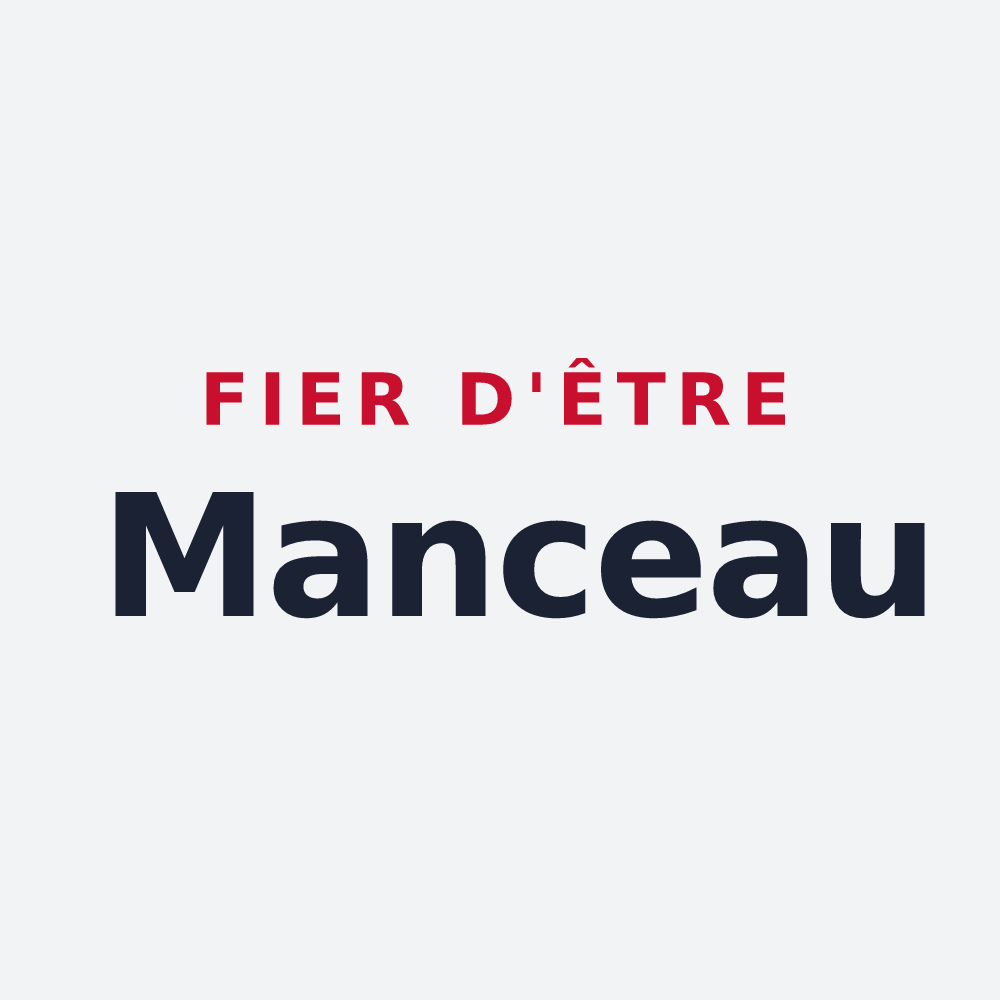 Poster « Fier d'être Manceau » — design pour Le Mans