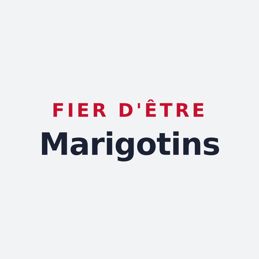 Poster « Fier d'être Marigotins » — design pour Le Marigot