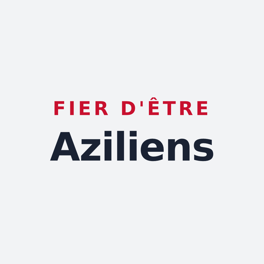 Poster « Fier d'être Aziliens » — design pour Le Mas-d'Azil