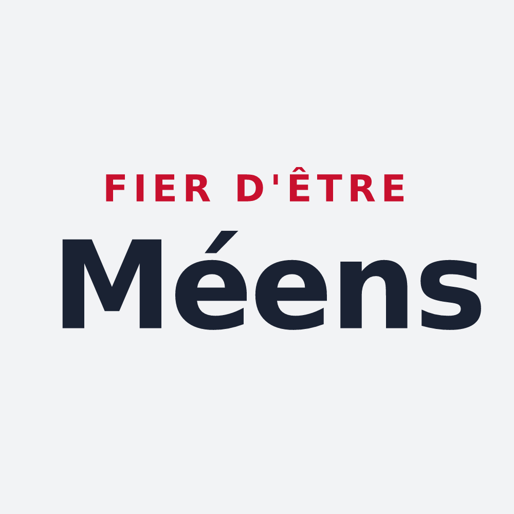 Poster « Fier d'être Méens » — design pour Le Mée-sur-Seine