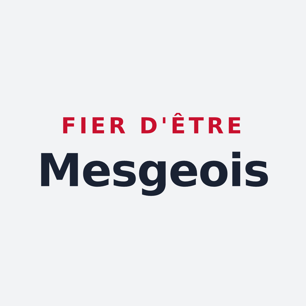 Poster « Fier d'être Mesgeois » — design pour Le Mesge