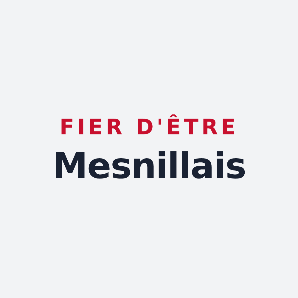 Poster « Fier d'être Mesnillais » — design pour Le Mesnil-Esnard