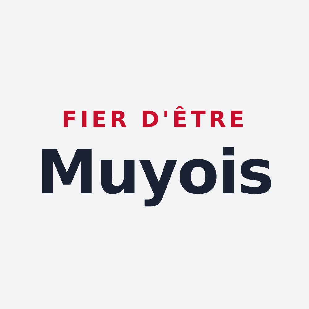 Poster « Fier d'être Muyois » — design pour Le Muy